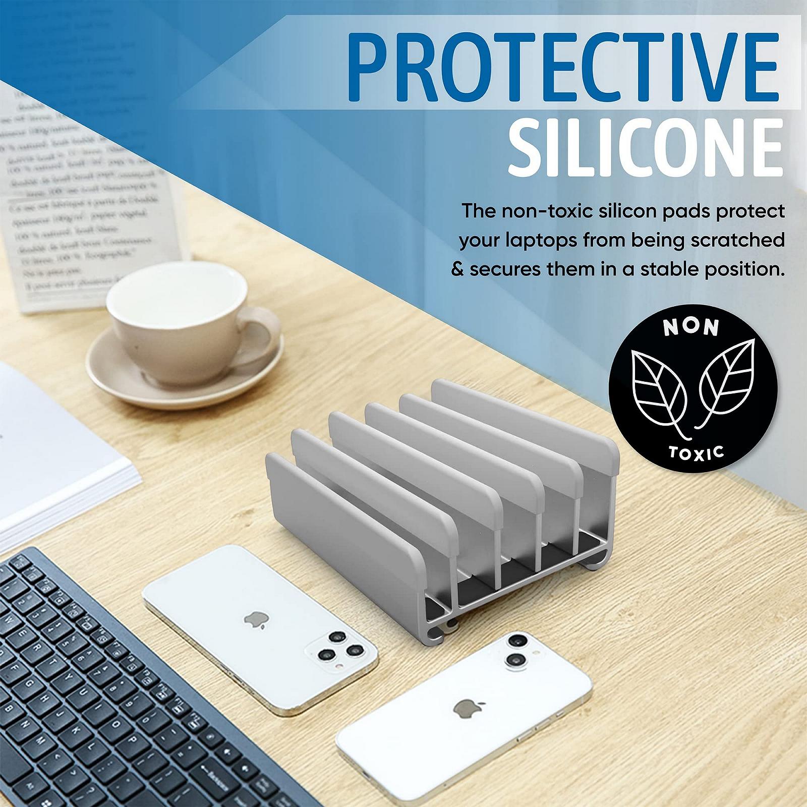 Подставка для ноутбука Elestoria Регулируемая - Подходит для 5 устройств Серый, фото №6