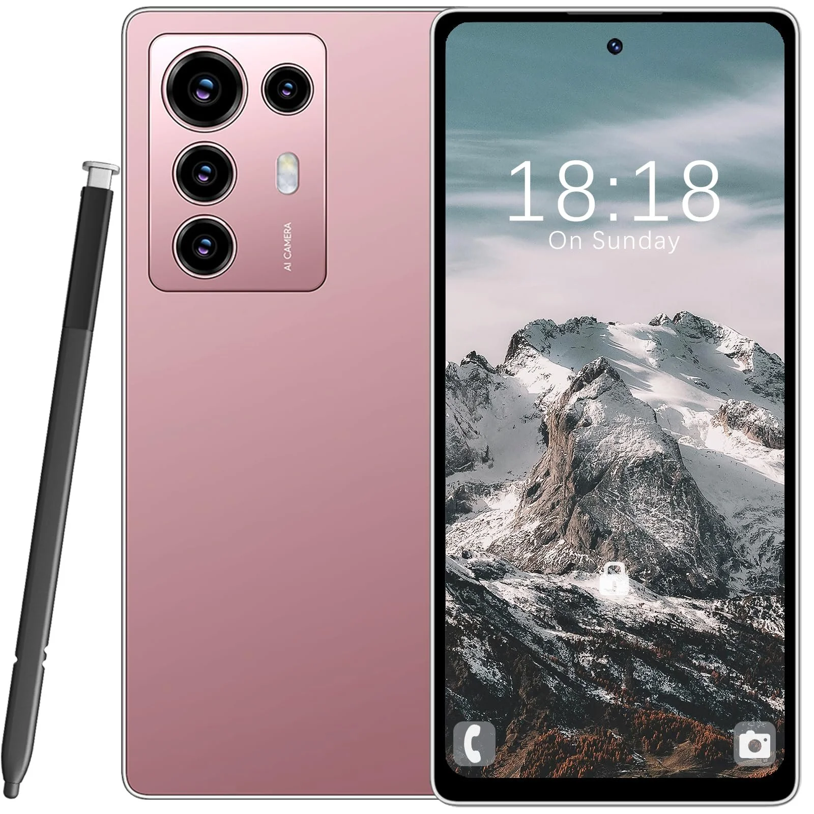 Смартфон Android 4/64 GB 6.8" HD Dual-SIM Face ID OTG, фото №4 Смартфон Android 4/64 GB 6.8" HD Dual-SIM Face ID OTG, фото №4