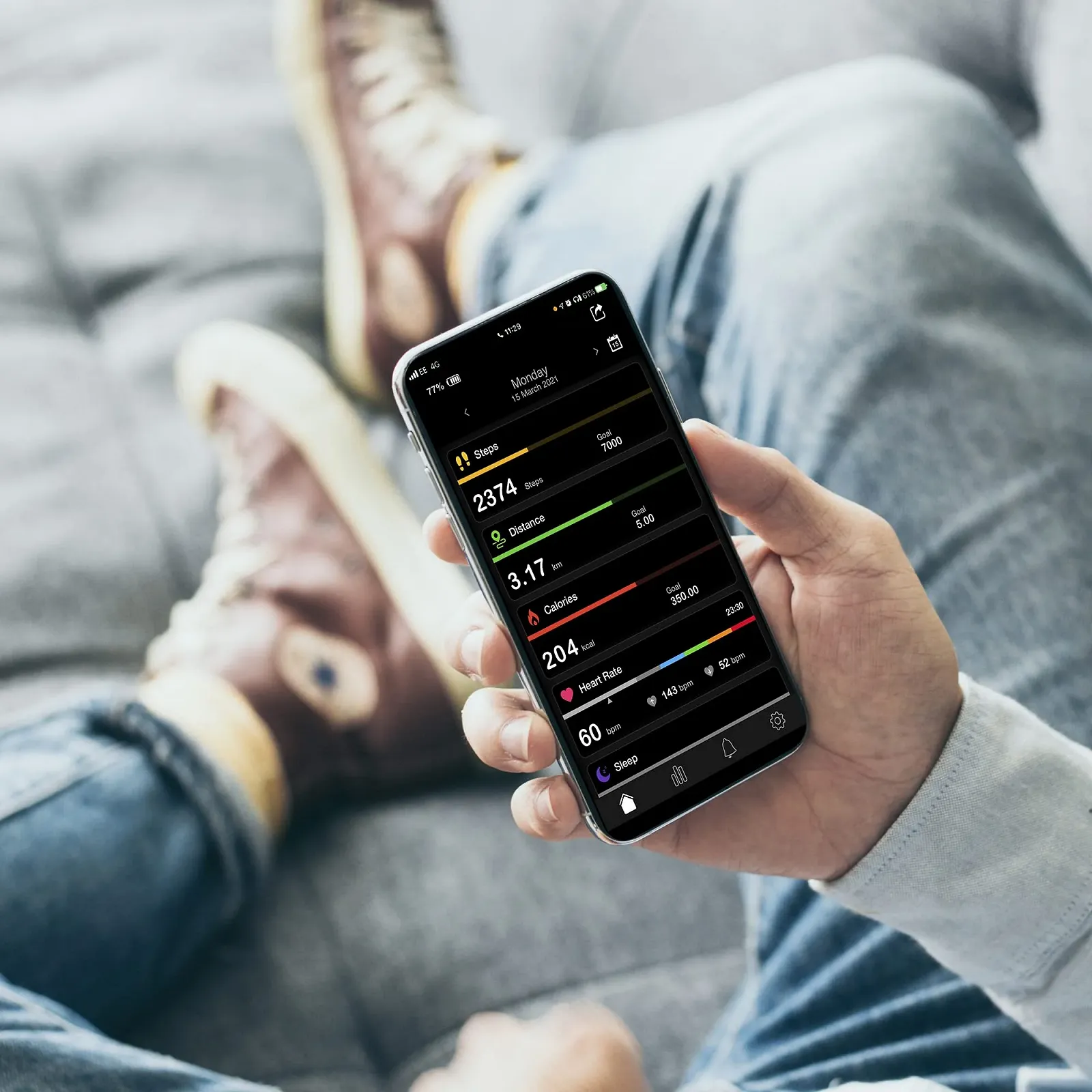 Цифровий годинник Reflex Active RA06-2100, чорний, браслет, фото №5