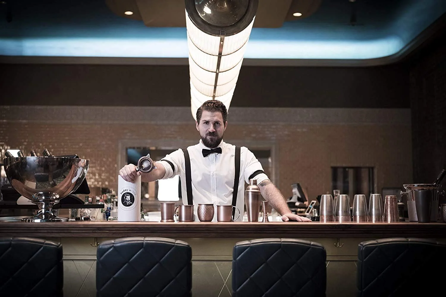 Шейкер Buddy	Bar Classic 500 мл Нержавіюча сталь Мідний, фото №3