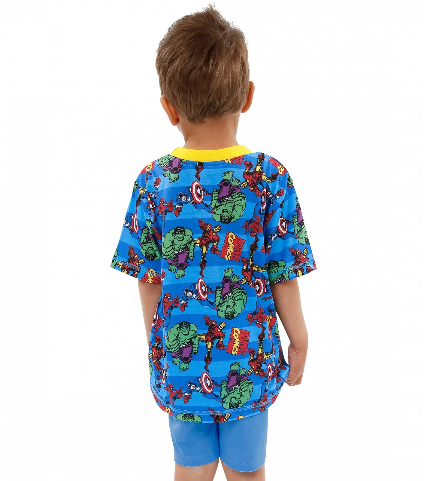 Піжама Marvel Avengers Залізний Людина, Капітан Америка, Людина-павук (2 шт.), фото №5