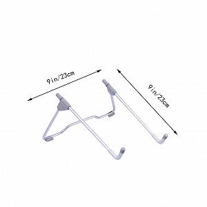 Подставка для ноутбука складная HOMSFOU эргономичная для ноутбуков, планшетов и ПК, нескользящая силиконовая подставка, регулируемый угол synthetic.ua - Фото 1