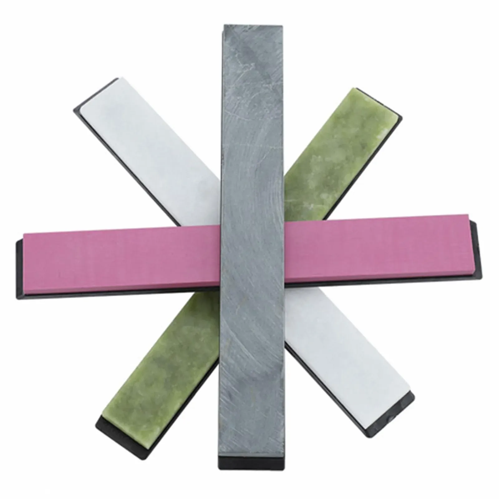 Набор точильных камней 4 шт. с основанием для точилок с фиксированным углом, фото №3