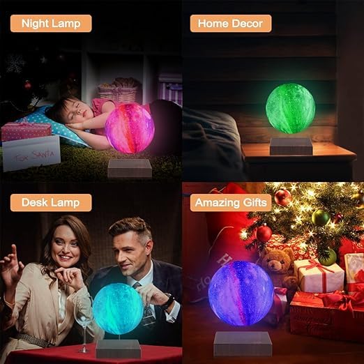 Лампа Vnemofey Floating Moon Lamp 16 цветов Galaxy, фото №6 Лампа Vnemofey Floating Moon Lamp 16 цветов Galaxy, фото №6