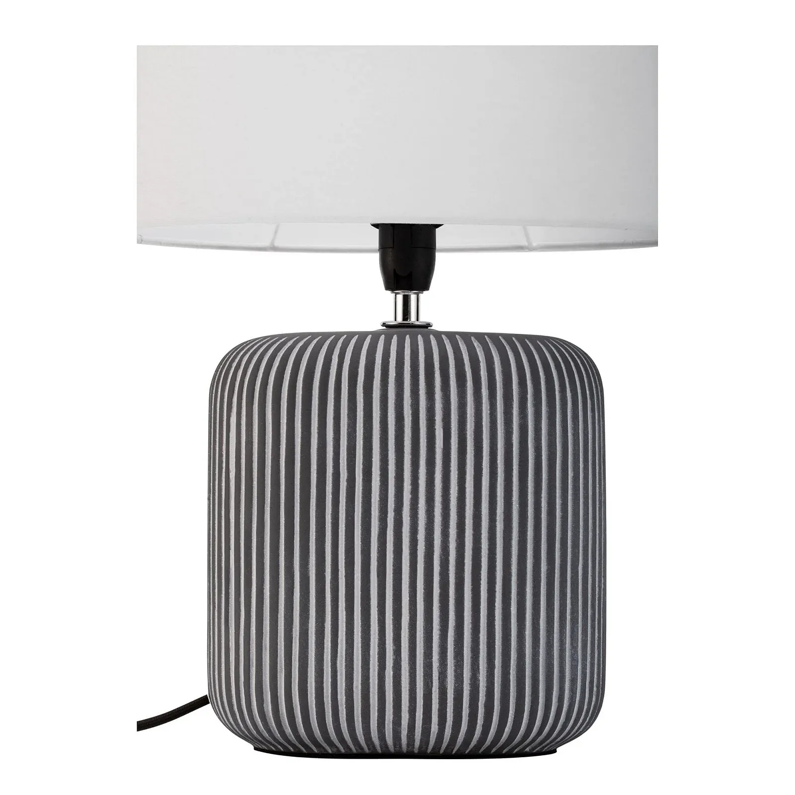 Настільна лампа Pauleen Pure Shine 48218 20 Вт кераміка/тканина сірий білий E14, фото №7