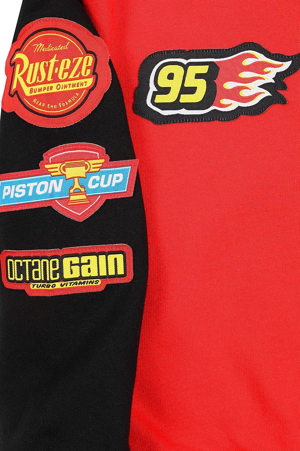 Куртка-бомбер Disney Cars Varsity Lightning McQueen в бейсбольном стиле для детей, фото №6 Куртка-бомбер Disney Cars Varsity Lightning McQueen в бейсбольном стиле для детей, фото №6