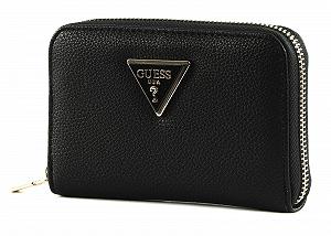 Гаманець GUESS Meridian SLG Medium Zip Around Black - Фото 1