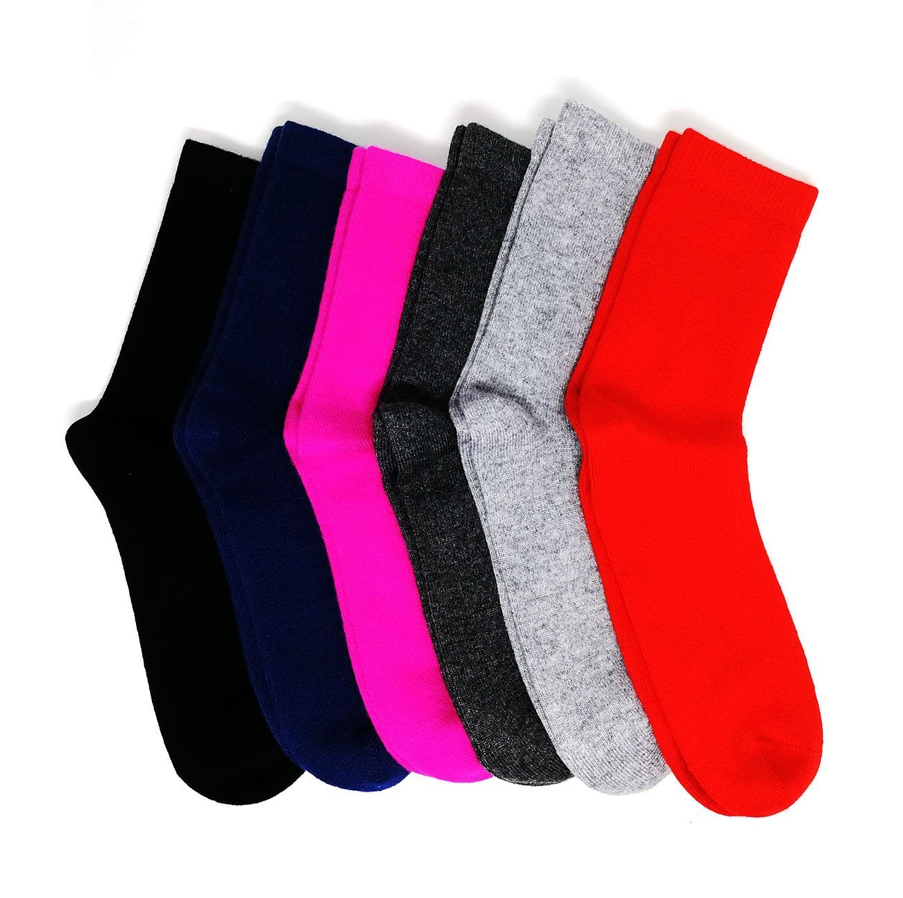 Женские толстые носки из чистого монгольского кашемира (1 пара), фото №6