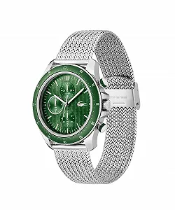 Хронограф Lacoste Neo Heritage Кварцовий годинник для чоловіків з браслетом з нержавіючої сталі або силікону synthetic.ua - Фото 1