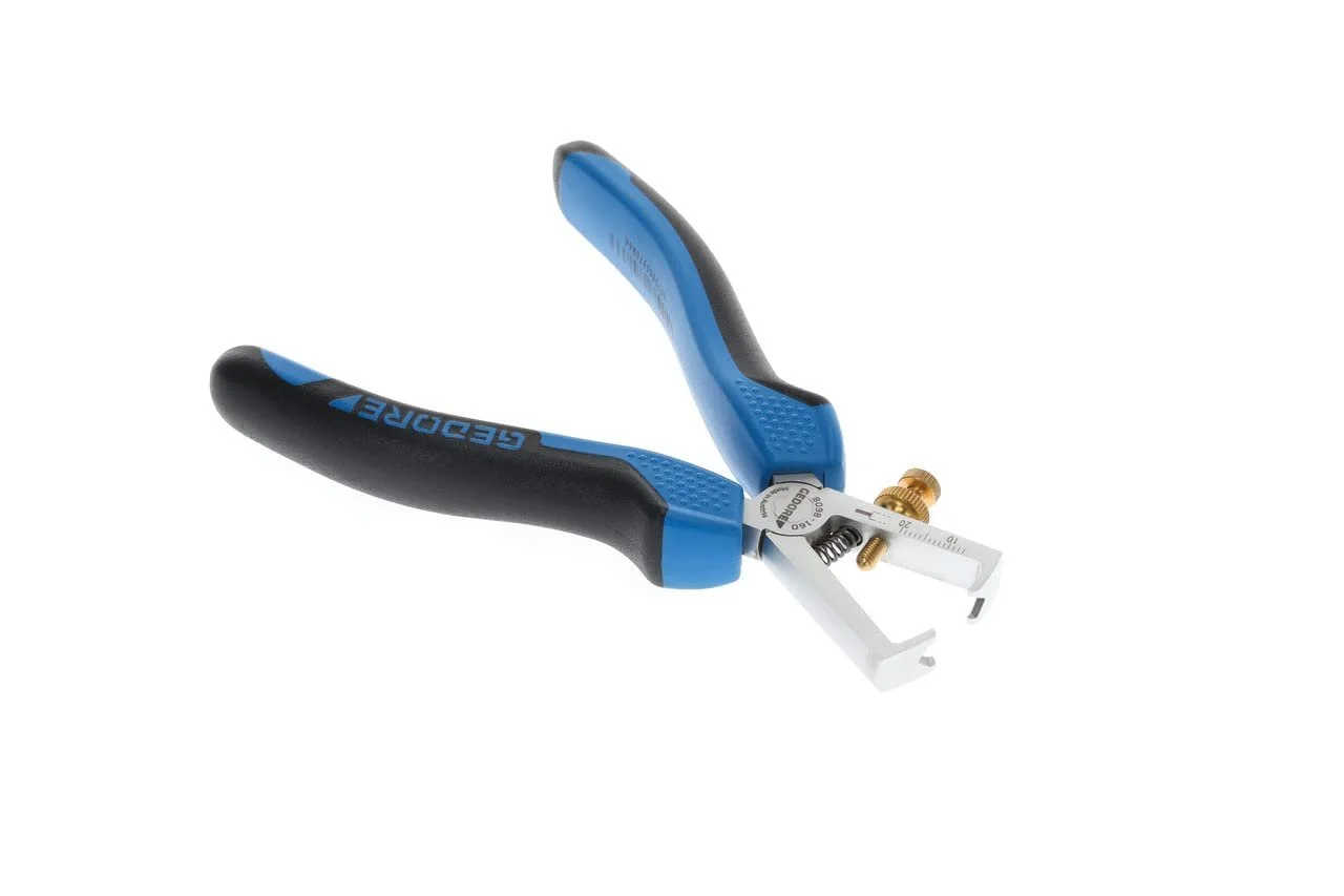 Клещи для снятия изоляции Gedore 6708630 с пружиной 2K рукоятка 160 мм 0.8–6.0 мм², фото №4
