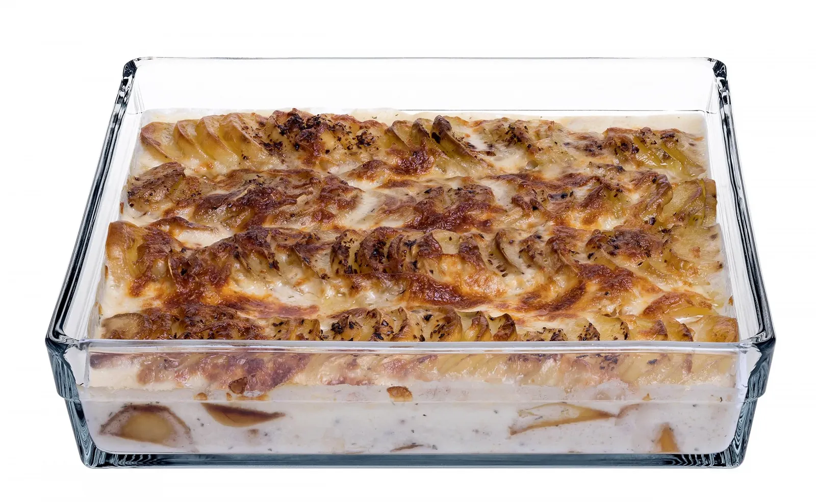 Форма для запікання Pasabahce Premium Borcam 59314 скляна квадратна, фото №2