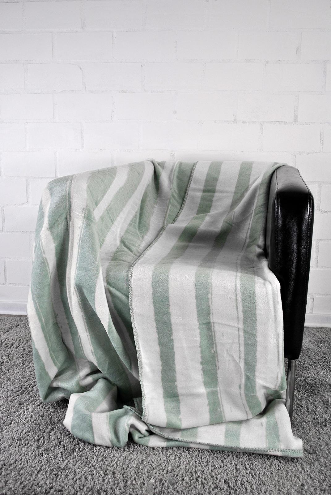 Одеяло Jilda-Tex Brushstroke Мягкое одеяло Роскошное одеяло Покрывало Рождественское одеяло Хлопковое одеяло (Мятный), фото №4