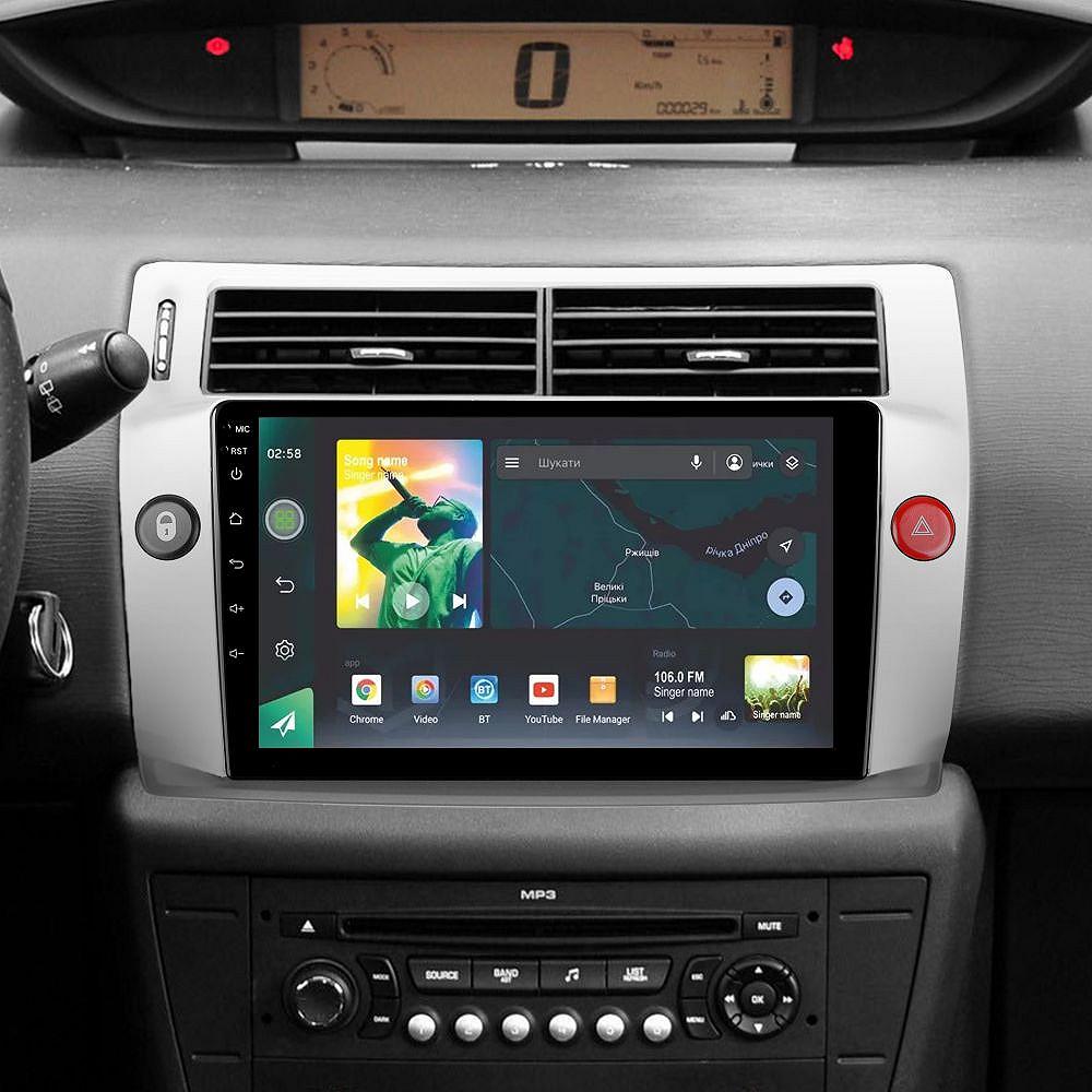Штатная магнитола Sigma X9232 2+32 Gb Citroen C4 LA LC C-Triomphe C-Quatre 2004-2014 9, фото №3