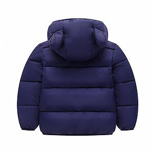 Дитяча зимова куртка Чорна для дівчаток synthetic.ua - Фото 1