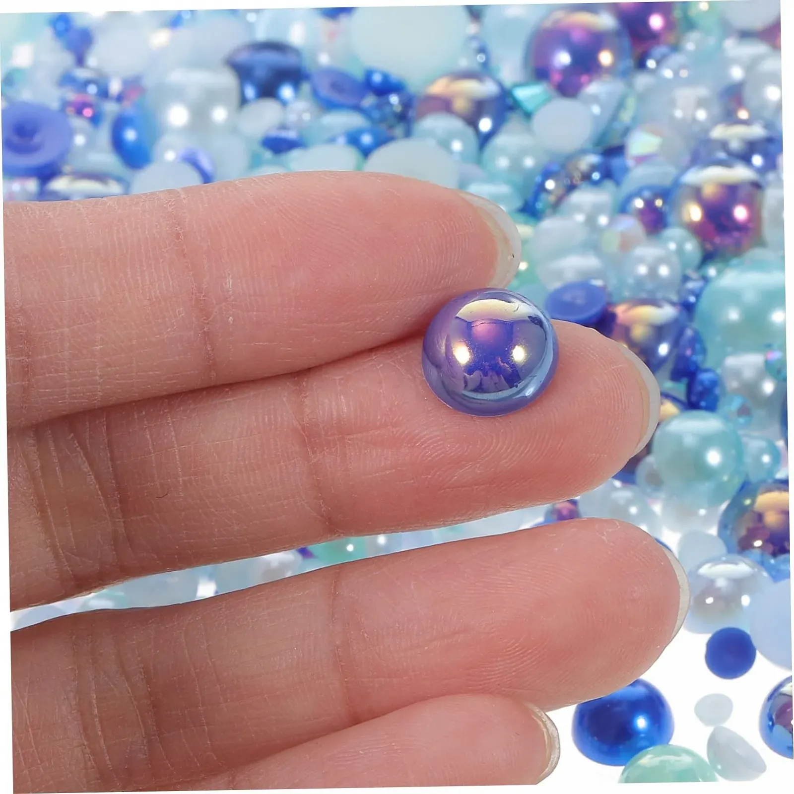 Наклейки для нігтів 1tasche DIY з перлинами зі смоли, фото №2