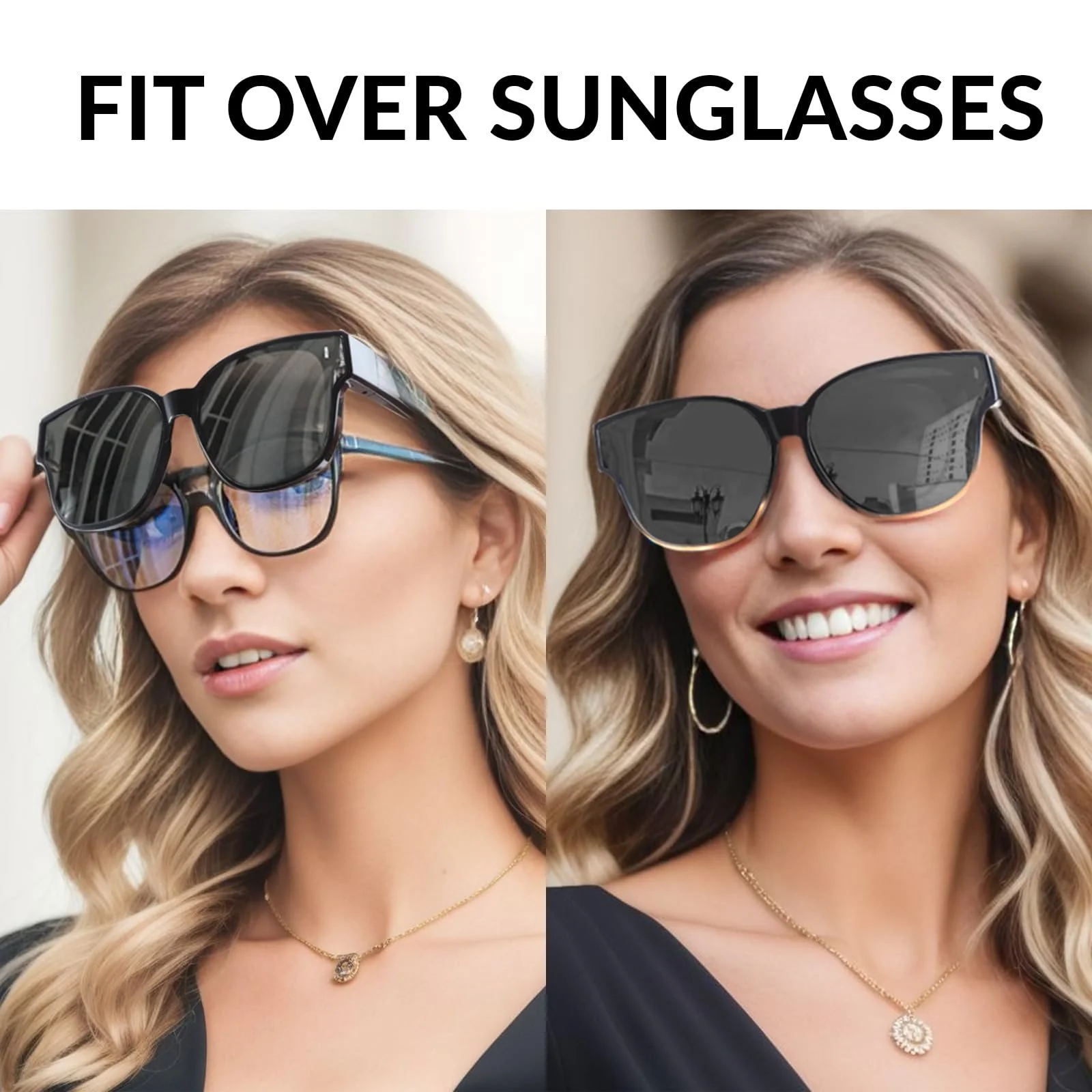 Поляризовані сонцезахисні окуляри Myiaur для жінок із захистом від ультрафіолету, надлегкі, фото №2