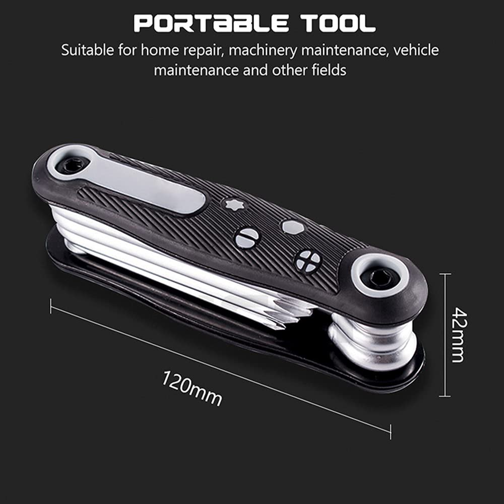 Набір викруток BOROCO 8 в 1 складаний багатофункціональний з хрестовими бітами Портативний, фото №3 Набір викруток BOROCO 8 в 1 складаний багатофункціональний з хрестовими бітами Портативний, фото №3