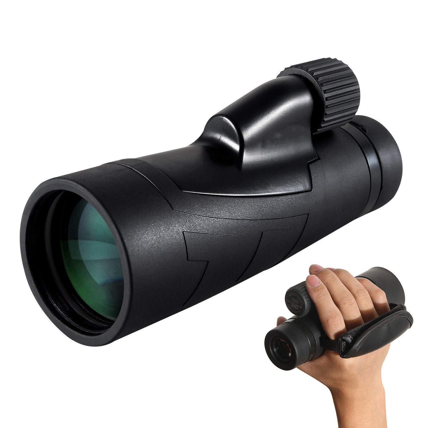 Монокуляр Spacmirrors Hochleistungs Handriemen для дорослих, дахове призма FMC лінзи водонепроникний. HD телескоп, фото №1