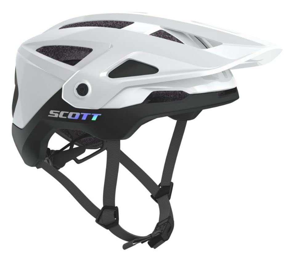 Шлем MTB Scott Stego Plus MIPS Белый/Черный 2024, Размер: L (59-61 см), фото №1