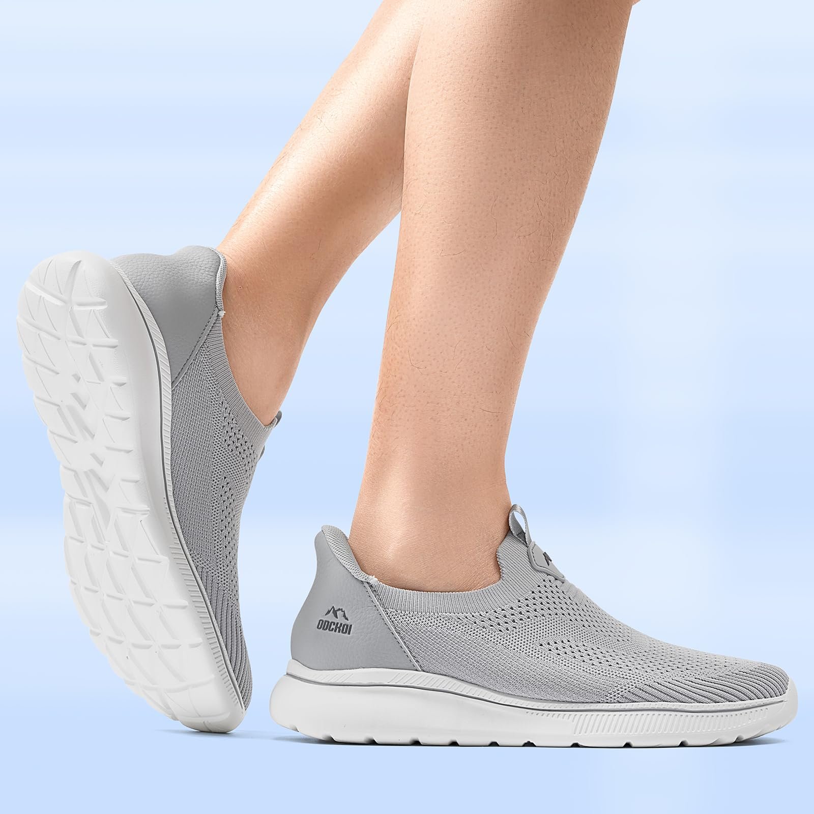 Кросівки ODCKOI Без шнурків Чоловічі Сітка Дихаючі Легкі для бігу Спортивні Зручні Легкі для бігу на відкритому повітрі, фото №5 Кросівки ODCKOI Без шнурків Чоловічі Сітка Дихаючі Легкі для бігу Спортивні Зручні Легкі для бігу на відкритому повітрі, фото №5