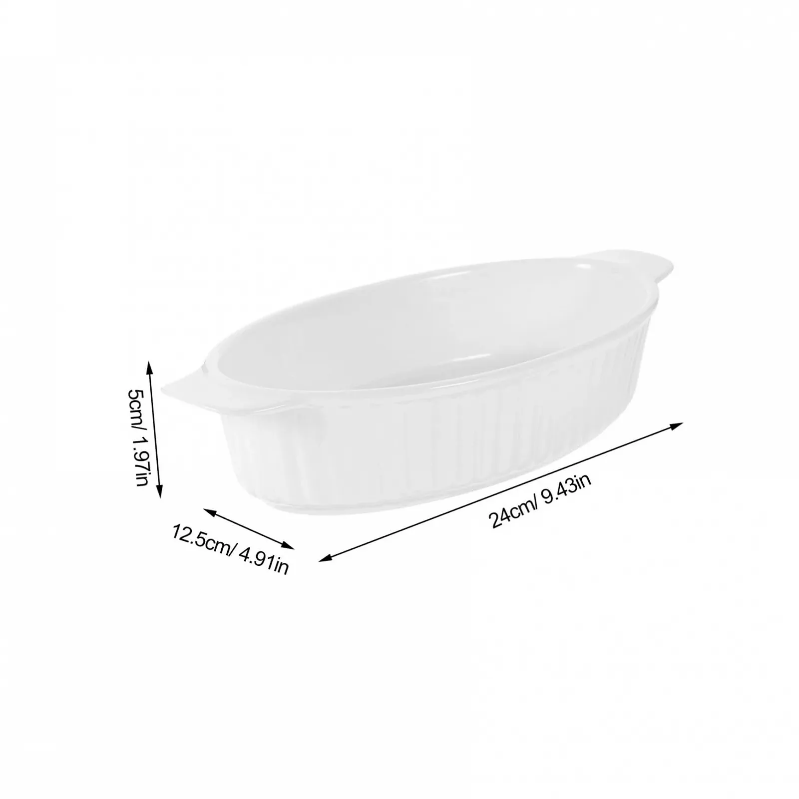 Форма для запекания керамическая с ручками 1 шт., фото №2