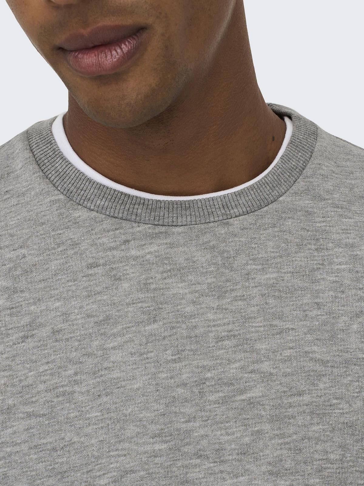 Толстовка ONLY & SONS Onsceres Life Crew Neck Noos Мужская, фото №8