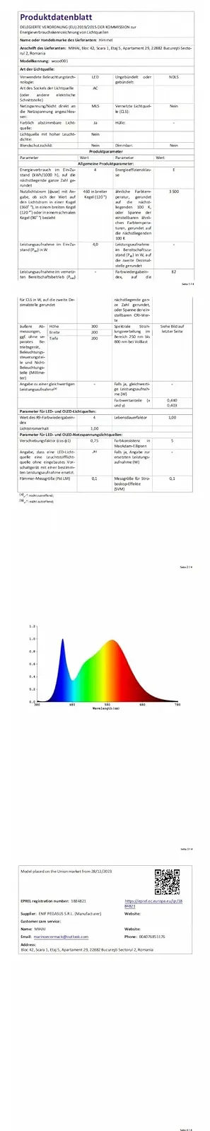 Настільна лампа himmel Adjustable Wooden E27 (Green), фото №8