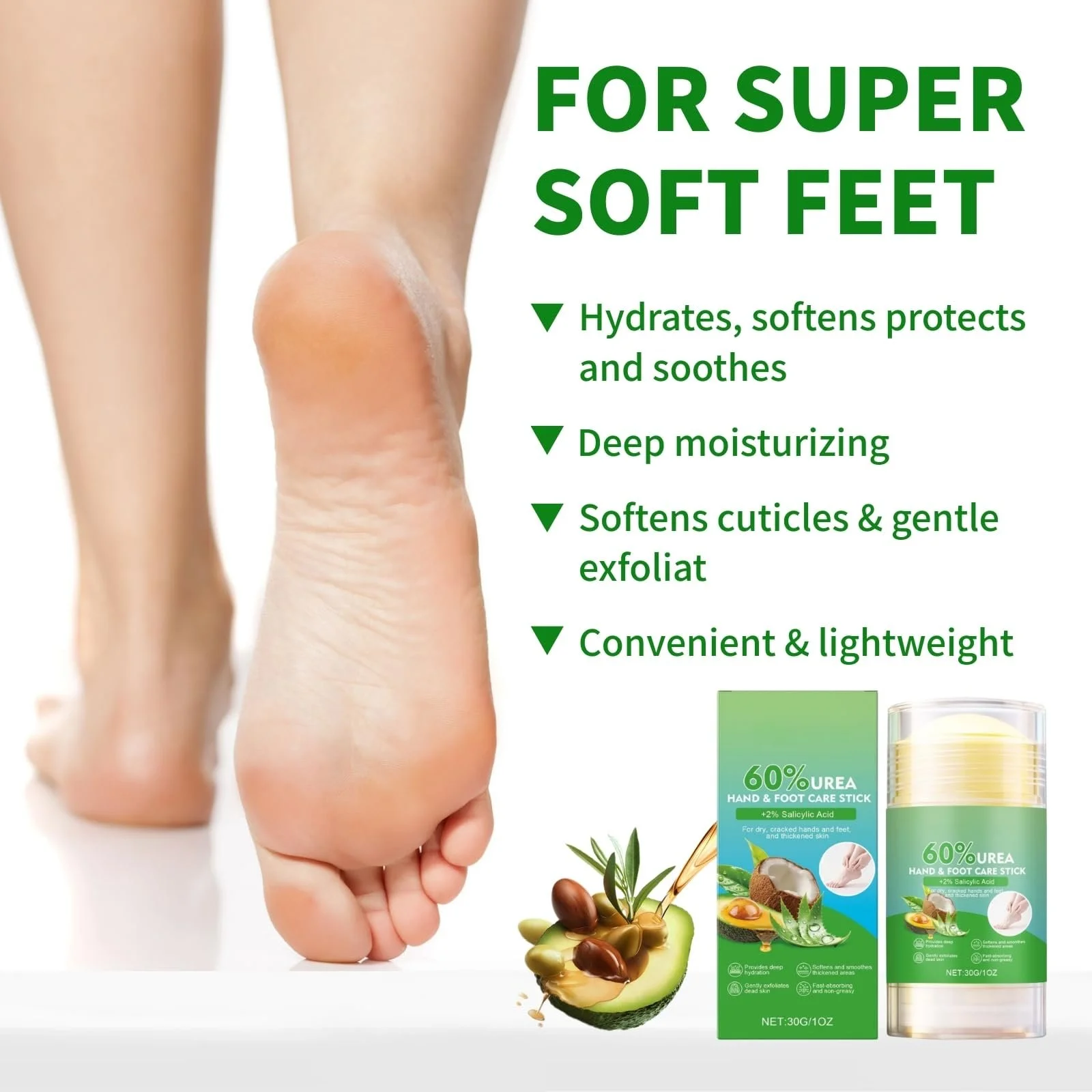 Крем для ног с мочевиной 60% против мозолей и трещин интенсивный, фото №4