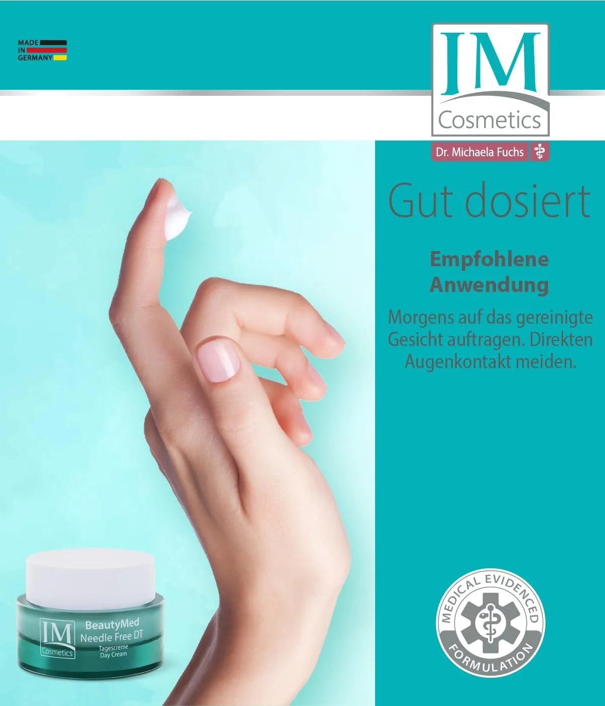 Денний крем Genius IM Cosmetics BeautyMed Needle Free DT зміцнювальний 50 мл, фото №3