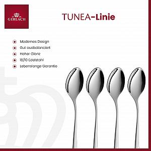 Ложка чайна Gerlach Tunea 6 шт, нержавіюча сталь synthetic.ua - Фото 1