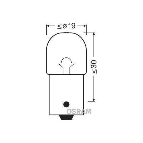 Лампа покажчика повороту ams-OSRAM ORIGINAL 5007 задня, бічний монтаж, фото №2