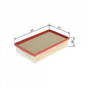 Воздушный фильтр BOSCH F 026 400 698 для AUDI SEAT SKODA VW CUPRA - Фото 1