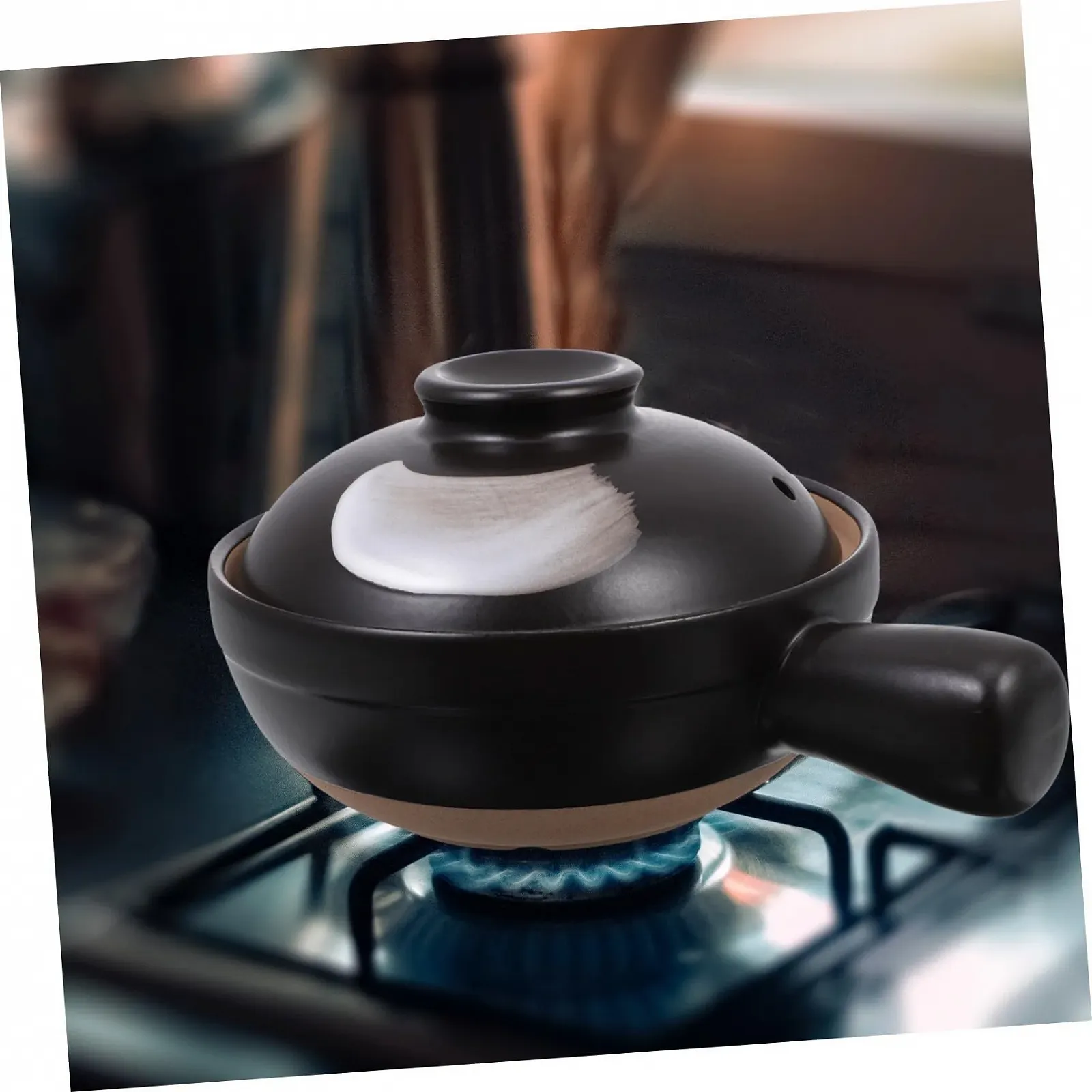 Ківш-кесероль Gatuida порцеляновий з ручкою для 1 особи, фото №7