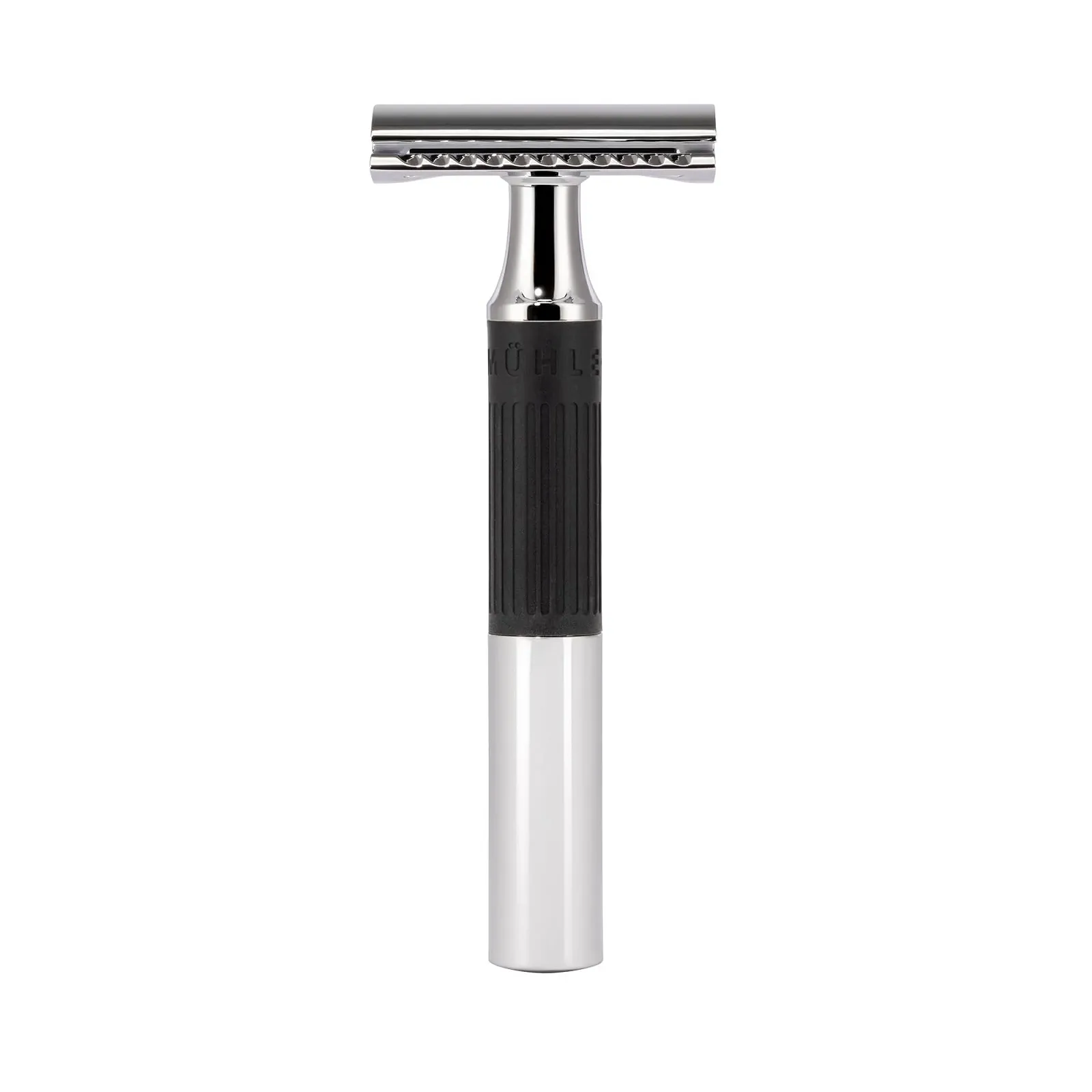 Безопасная бритва MÜHLE Neo Metal Rubber Grip Black, фото №1 Безопасная бритва MÜHLE Neo Metal Rubber Grip Black, фото №1