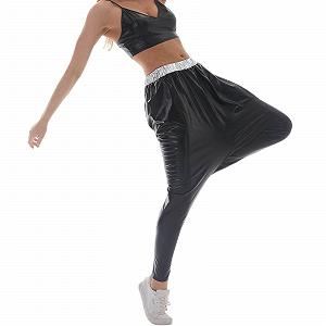 жіночі Glitter Space Costume Space Leggings 80s Galaxy Sequin Hip Hop Outfit Metallic Girl - Фото 1