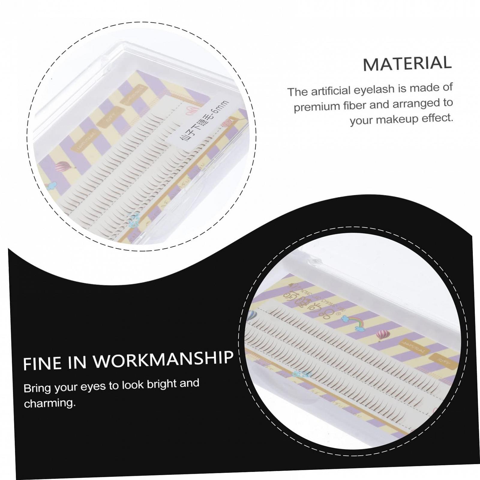 Набір Angoily Kisten Wimpern Make-up-Gadgets Schminkkasten 2 шт. натуральні косметичні волокна, фото №2