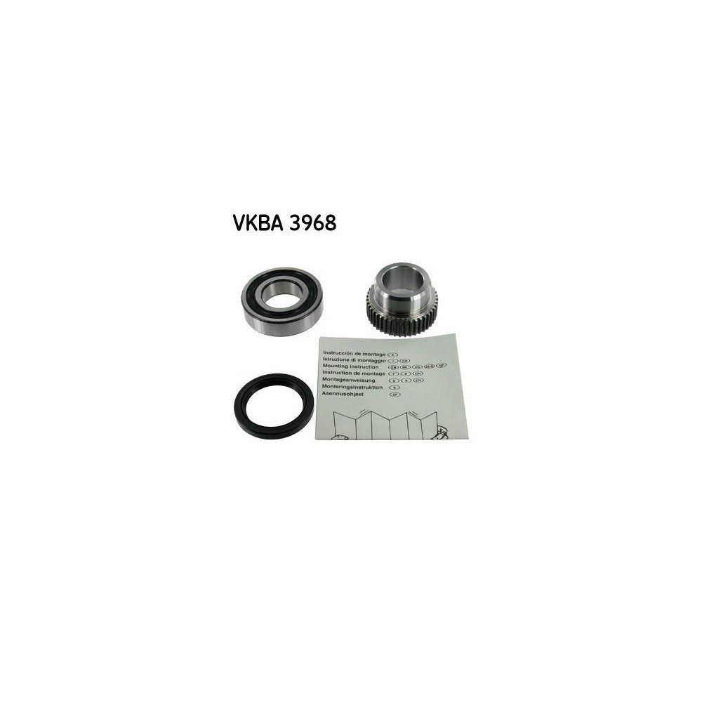 Комплект ступичного підшипника SKF VKBA 3968 для MITSUBISHI SUZUKI, задня вісь, фото №1