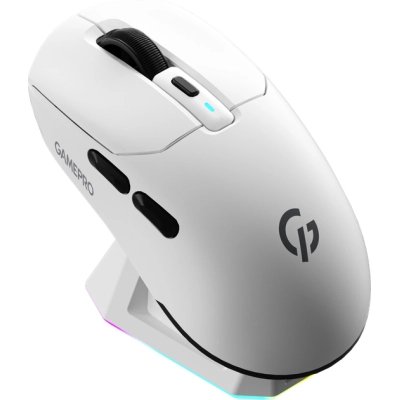 Мышка GamePro Genesis Airmaster Wireless/Bluetooth/USB White (GM167W), фото №6 Мышка GamePro Genesis Airmaster Wireless/Bluetooth/USB White (GM167W), фото №6