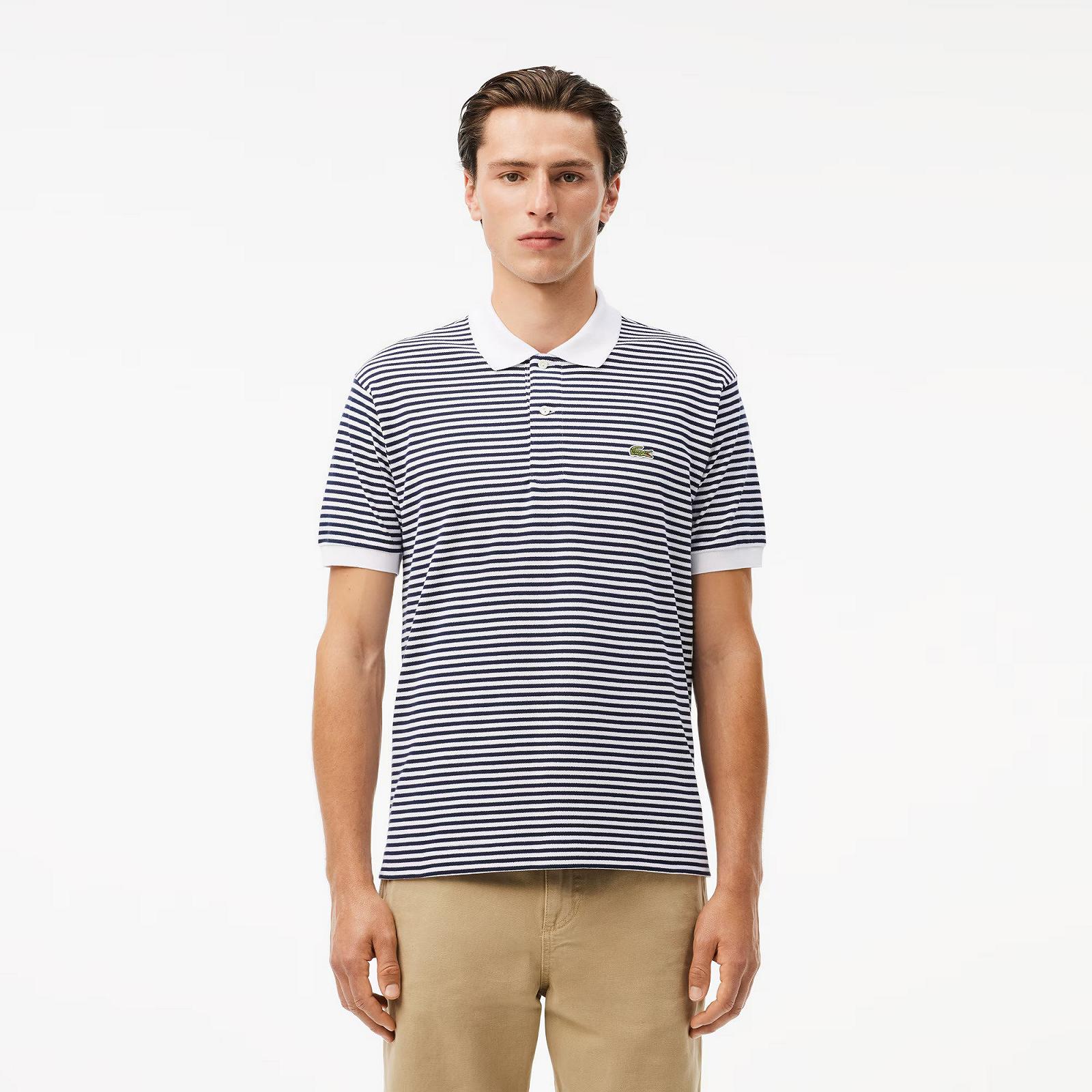 Поло Men's Classic Fit L.12.12 Striped Petit Piqué Polo XL, фото №1