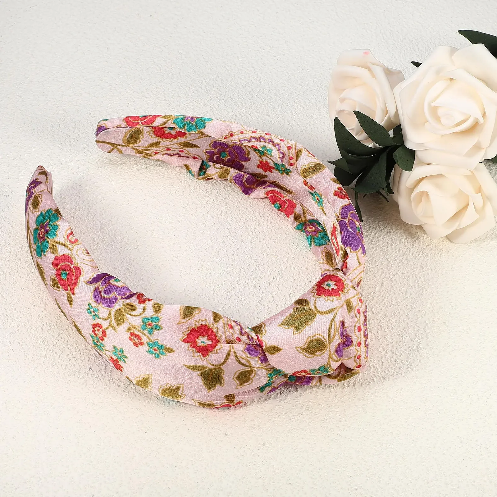 Обруч для волосся з квітковим візерунком VOCOSTE, фото №7