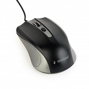 Оптична мишка Gembird MUS-4B-01-GB, USB интерфейс сіро-чорного кольору synthetic.ua - Фото 1