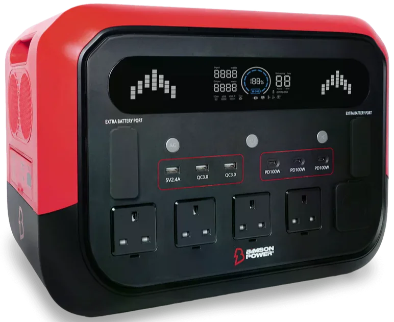 Зарядна станція Bimson Power BP2400PPS 4800 Вт / 2400 Вт / 2048 Вт*год / LiFePO4 / Швидка зарядка, фото №1