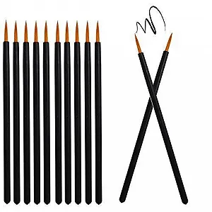 Пензлі для макіяжу Uooker 100 шт. одноразові аплікатори для підводки для очей - Фото 1