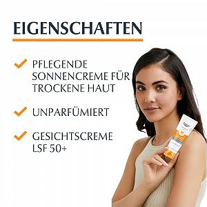 Сонцезахисний крем Eucerin Sun Viso SPF 50+ synthetic.ua - Фото 1