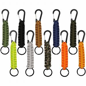 Брелок Pack of 10 Paracord, Підвіска Paracord, Плетений шнурок для альпінізму, піших прогулянок, їзди на велосипеді, кемпінгу - Фото 1