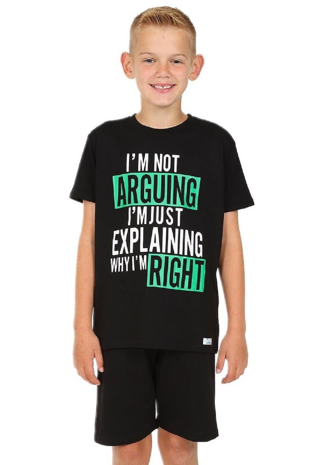 Пижама Хлопковая Короткая I'm Not Arguing I'm Just Explaining Why I'm Right, фото №2