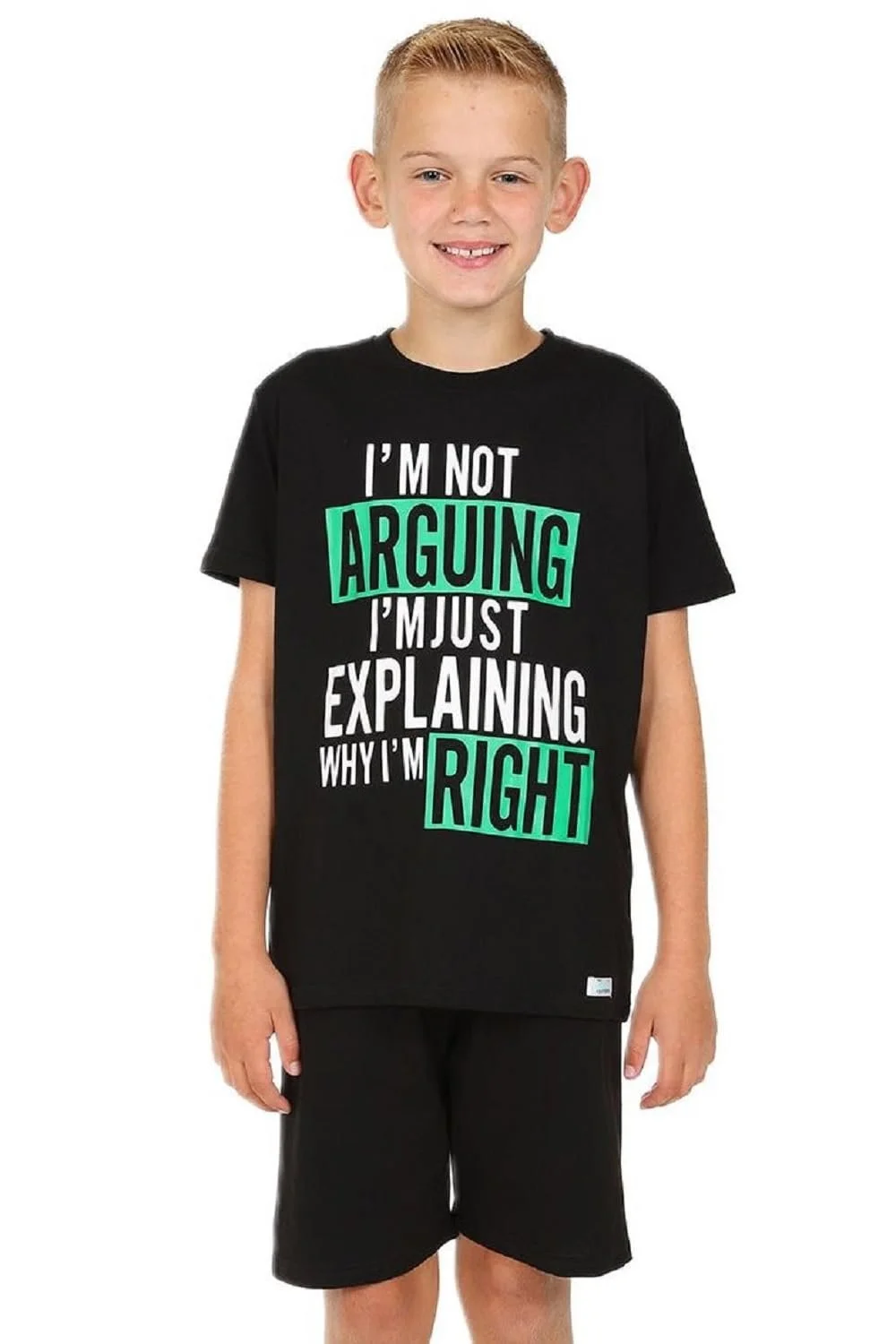 Піжама Бавовняна Коротка I'm Not Arguing I'm Just Explaining Why I'm Right, фото №2