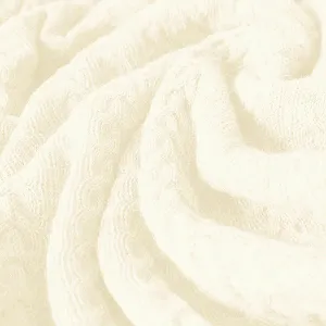 Покривало з альпаки Lorenzo Cana Об'ємна зі 100% вовни альпаки натуральний білий - Фото 1