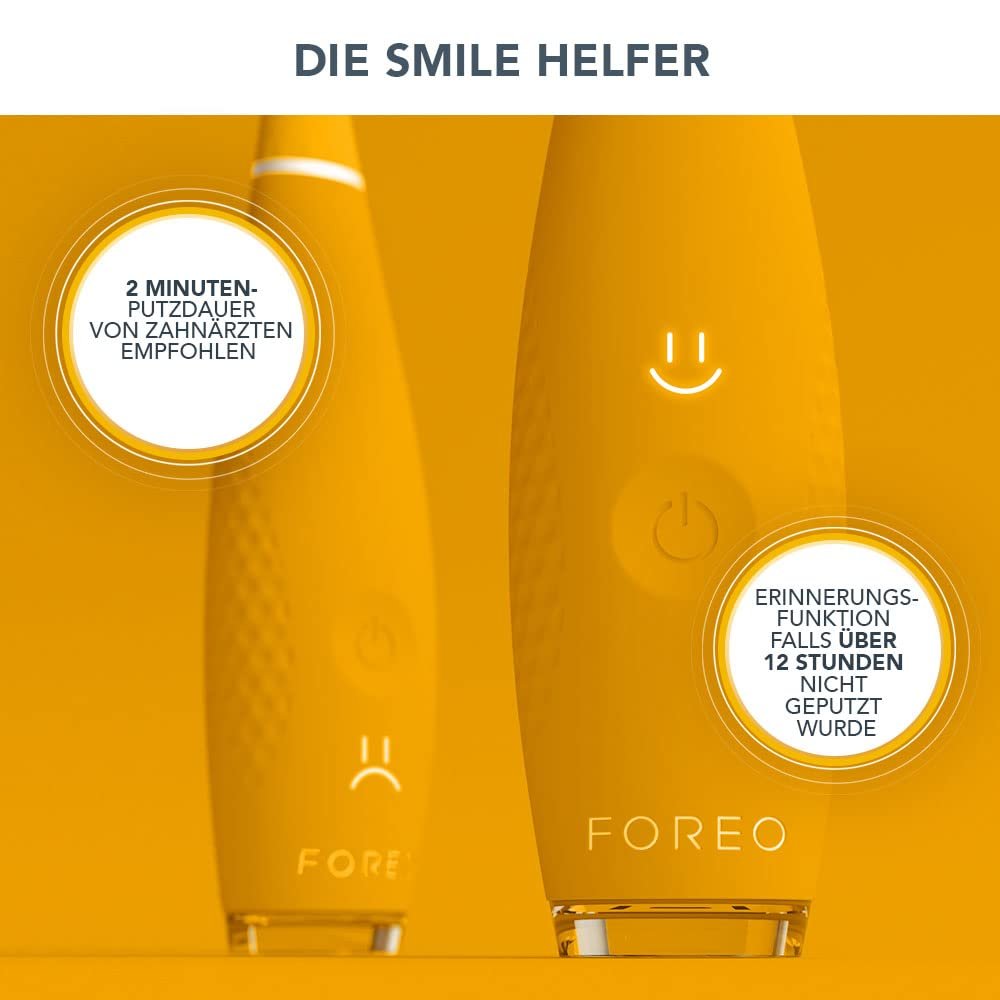 Електрична зубна щітка FOREO ISSA mini 3 Mango Tango 4-в-1 звукова силіконова, фото №5