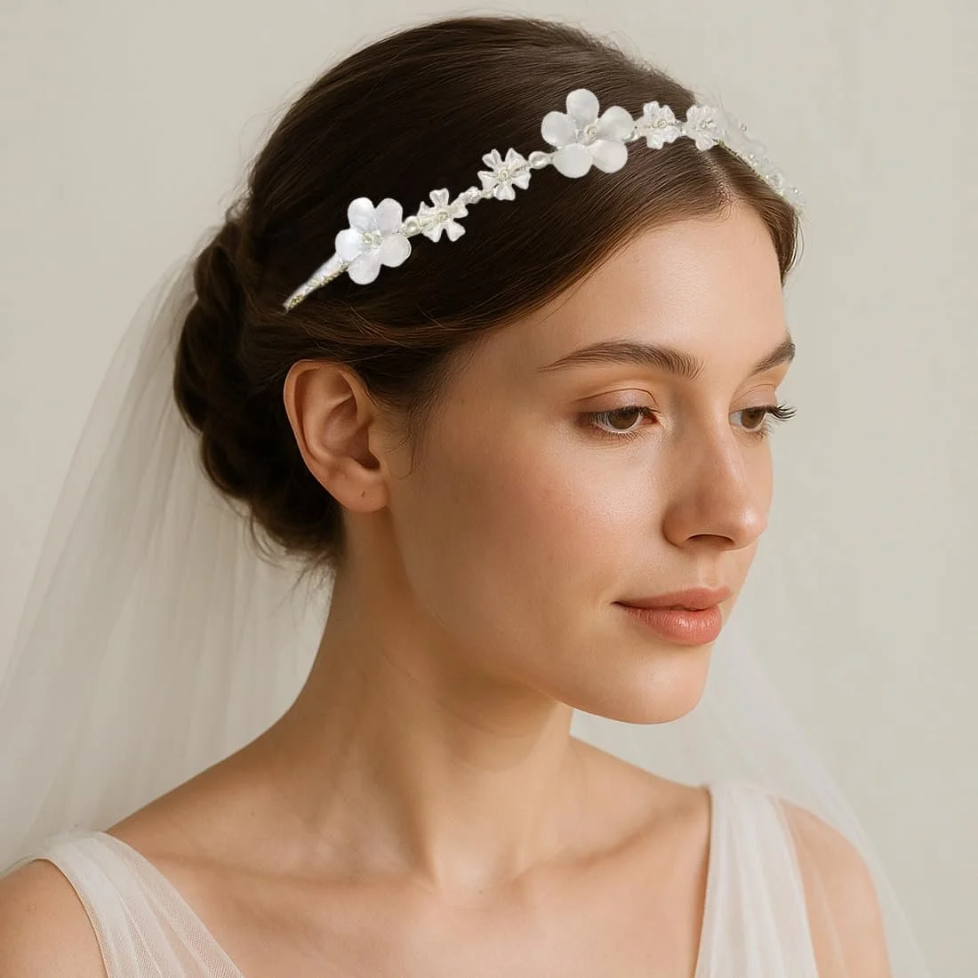 Набір з 2 жіночих аксесуарів для волосся з квітами, фото №3 Набір з 2 жіночих аксесуарів для волосся з квітами, фото №3